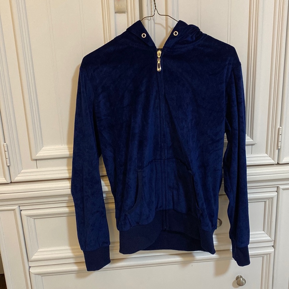Women’s velour zip up